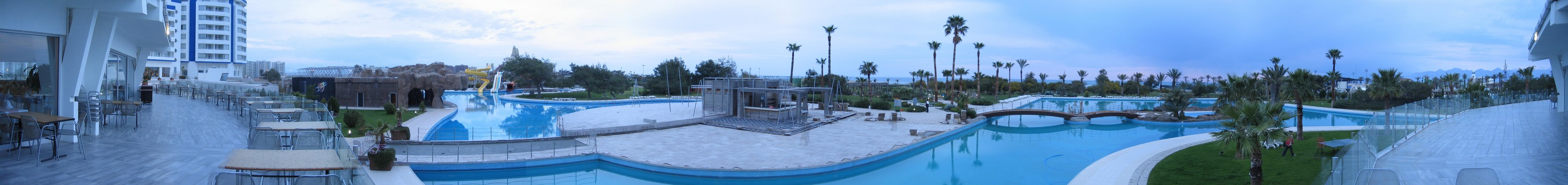 Larespark Antalya Fr&uuml;hast&uuml;cksterasse Panorama