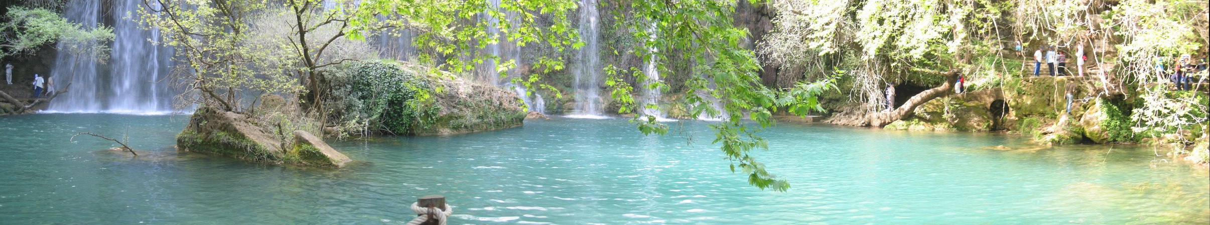 Antalya Wasserfall im Gr&uuml;nen Panorama 2